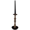 Clayre & Eef 6Y5455 Candle Holder Black Ø 11x25 cm