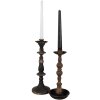 Clayre & Eef 6Y5455 Candle Holder Black Ø 11x25 cm