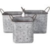 Clayre & Eef 6Y5461 Flower pot set for indoor use (3 pieces)