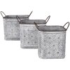 Clayre & Eef 6Y5461 Flower pot set for indoor use (3 pieces)