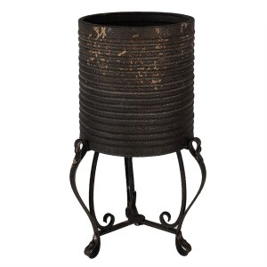 Clayre & Eef 6Y5476 Indoor Plant Stand Black Ø...