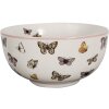 Clayre & Eef BPDBO Soup Bowl White Pink Ø 14x7 cm - 500 ml