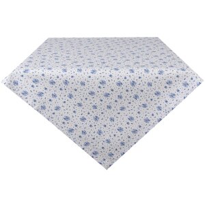 Clayre & Eef BRB01 Tablecloth Square Blue 100x100 cm