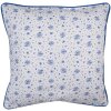 Clayre & Eef BRB21 Cushion Cover Beige Blue 40x40 cm Cotton Romantic