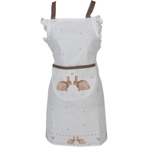 Clayre & Eef BSLC41K Cooking Apron Kids Beige Brown...