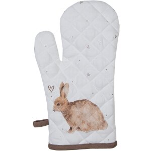 Clayre & Eef BSLC44K Oven Mitt Child Beige Brown...