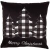 Clayre & Eef BWX23 Cushion Cover Black White 45x45 cm