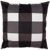 Clayre & Eef BWX23 Cushion Cover Black White 45x45 cm