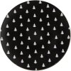 Clayre & Eef BWX85 Saucer Black White Ø 33x1 cm