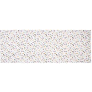 Clayre & Eef CFL64 Table Runner White 50x140 cm