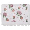 Clayre & Eef CTVTG Guest Towel White Pink 40x66 cm