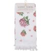 Clayre & Eef CTVTG Guest Towel White Pink 40x66 cm