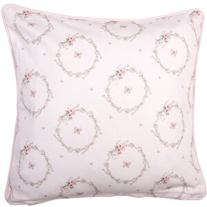 Clayre & Eef FEB21-1 Cushion Cover Pink 40x40 cm