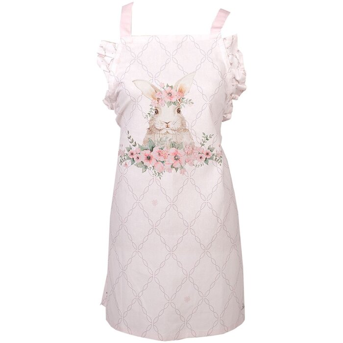 Clayre & Eef FEB41K Apron Child Pink 48x56 cm