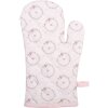 Clayre & Eef FEB44-1 Oven mitts Pink 18x30 cm