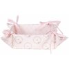 Clayre & Eef FEB47-1 Bread Basket Floral Pattern Pink 35x35x8cm