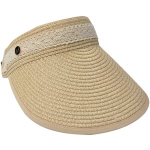 Juleeze JZCAP0008BE Sun visor ladies beige