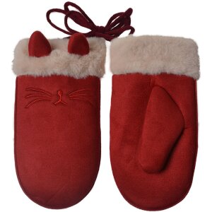 Juleeze JZCGL0001R Winter mittens child red 10x20 cm