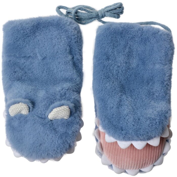 Juleeze JZCGL0002 Winter mittens child blue 10x20 cm