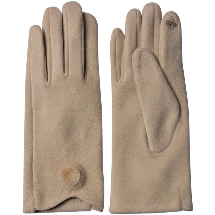 Juleeze JZGL0054BE Winter Gloves Beige 9x24 cm