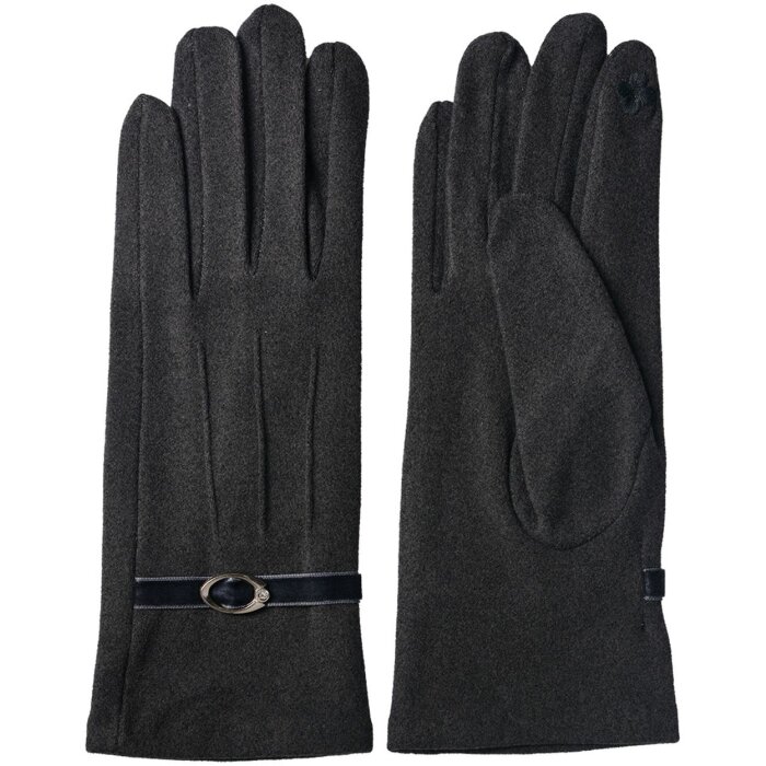 Juleeze JZGL0055 Winter Gloves Grey 8x22 cm