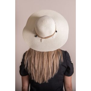 Juleeze JZHA0098W ladies hat white