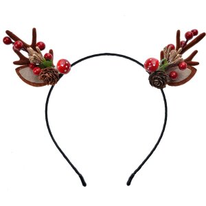 Juleeze JZHB0125 Hairband Ladies Red Black