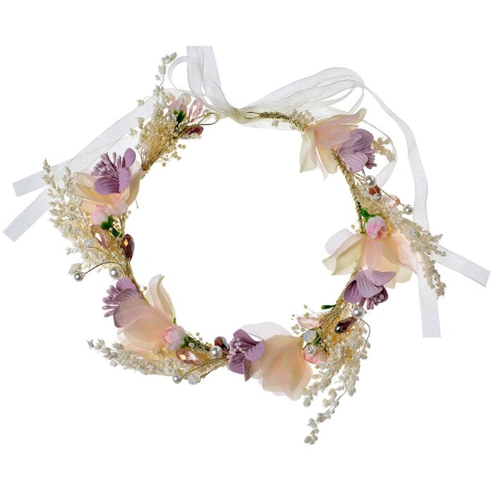 Juleeze JZHB0136 Hairband Ladies White Purple