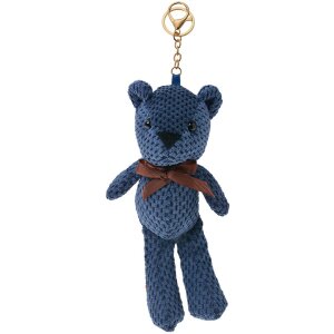 Juleeze JZKC0077 Keyring Bear Blue