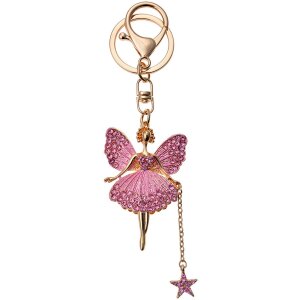 Juleeze JZKC0111 Metal key ring pink