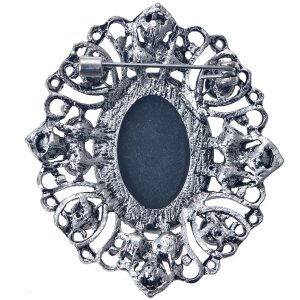 Juleeze JZPI0085 Brooch cameo grey