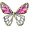 Juleeze JZPI0089 Brooch butterfly pink