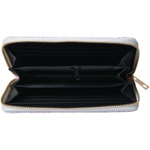 Juleeze JZPU0003-03 Wallet White, Pink 10x19 cm