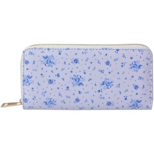 Juleeze JZPUBRB-03 Wallet White, Blue 10x19 cm