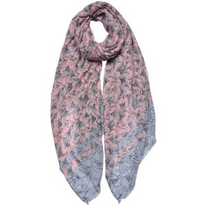 Juleeze JZSC0685P Scarf Ladies Pattern Pink 85x180 cm