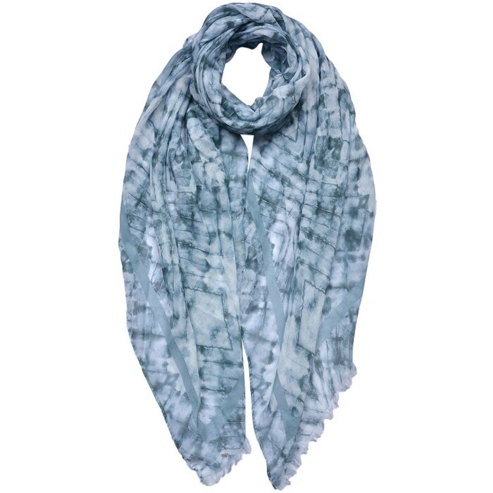 Juleeze JZSC0708 Scarf Ladies Pattern Grey 70x180 cm