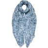 Juleeze JZSC0708 Scarf Ladies Pattern Grey 70x180 cm