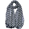 Juleeze JZSC0718Z Scarf Ladies Pattern Black 50x160 cm