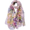 Juleeze JZSC0720P Scarf Ladies Pattern Pink 50x160 cm