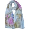 Juleeze JZSC0723W Scarf Ladies Pattern White 50x160 cm