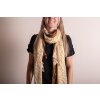 Juleeze JZSC0736 Scarf Ladies Pattern Yellow, Orange 90x180 cm