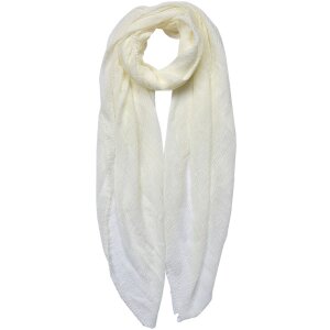 Juleeze JZSC0751W Scarf Ladies Pattern White 90x180 cm