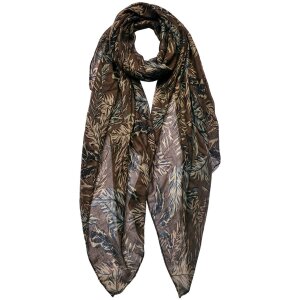 Juleeze JZSC0766BE Scarf Ladies Pattern Beige 90x180 cm