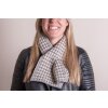 Juleeze JZSC0767G Scarf Ladies Pattern Grey 15x85 cm