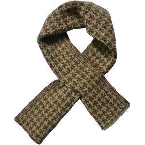 Juleeze JZSC0767GR Scarf Ladies Pattern Green 15x85 cm