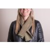 Juleeze JZSC0767GR Scarf Ladies Pattern Green 15x85 cm