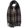 Juleeze JZSC0768BL Scarf Ladies Pattern Brown 70x180 cm