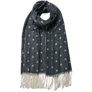 Juleeze JZSC0773Z Winter Scarf Ladies Black 68x180 cm