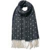 Juleeze JZSC0773Z Winter Scarf Ladies Black 68x180 cm