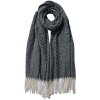 Juleeze JZSC0774Z Winter Scarf Ladies Black 68x180 cm